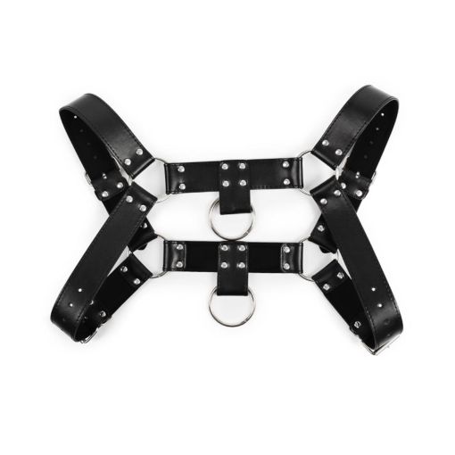 Adjustable Faux Leather Men’s Chest Harness