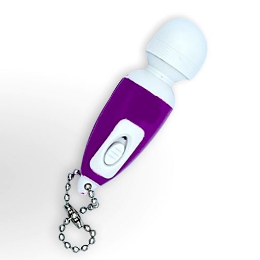 Personal Powerful Mini Portable Vibrating  Massager Wand Keyring 