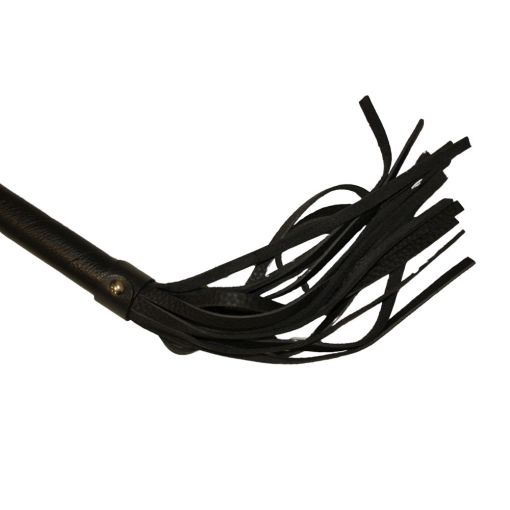 Wild Hide Black Long Mistress Flogger