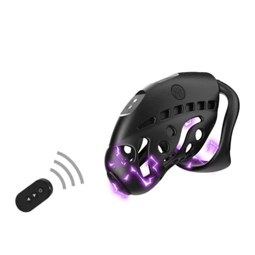 Lockink Sevanda Nautilus Estim Remote Control Chastity Cage