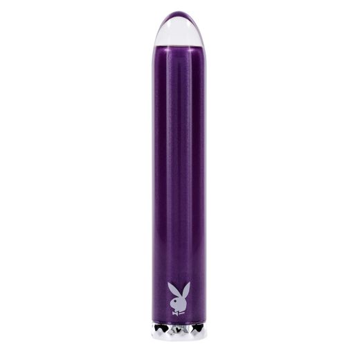 Playboy Pleasure Amethyst Glass Tipped Mini Vibrator