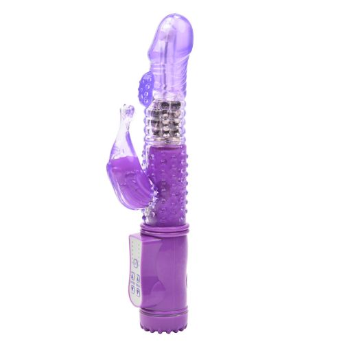 Purple Rotating Mermaid Multifunction Battery Operated Vibrator