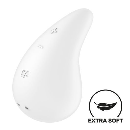 Satisfyer White Dew Drop USB Rechargeable Stimulator