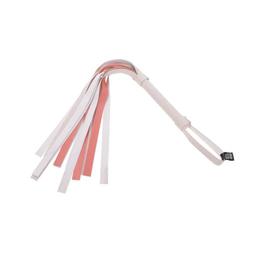 Sex & Mischief Peaches ‘n CreaMe Faux Leather Stripe Flogger  