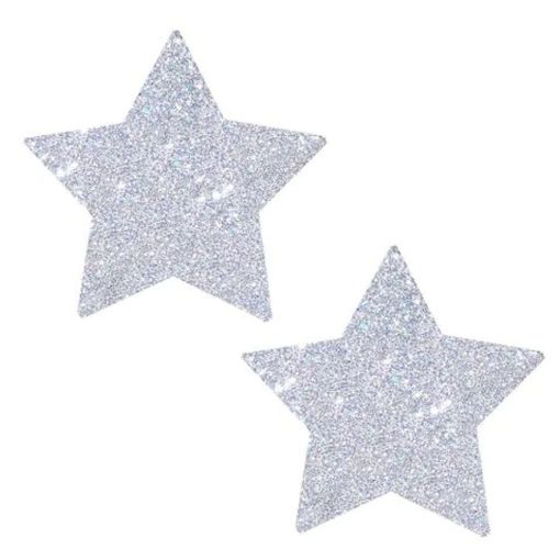 Silver Pixie Dust Star Pasties