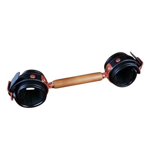 Rose Gold & Wood Short Spreader Bar