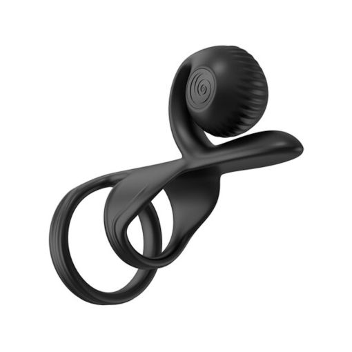 SVibe Snail Jovi Black Couples Ring 