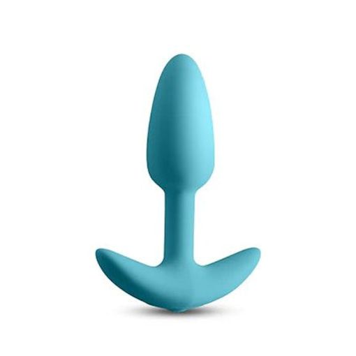 Techno Trance Blue Vibrating Butt Plug
