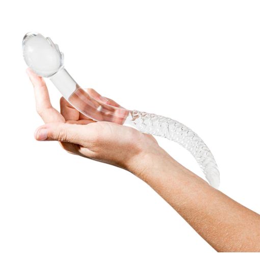 The Cervix Serpent™ Glass Dildo Pleasure Wand