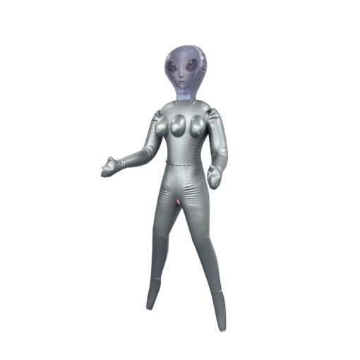 To Infinity Inflatable Alien Love Doll Silver