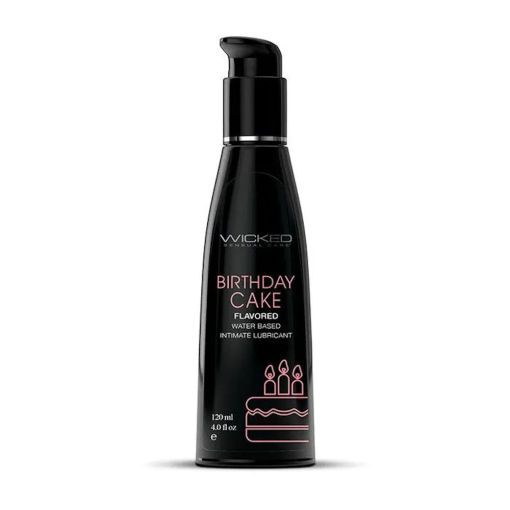 Wicked Aqua Flavoured Lubricant Birthday Cake 120ml 