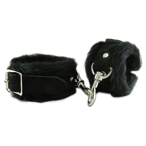 Wild Hide Love Cuffs Black 