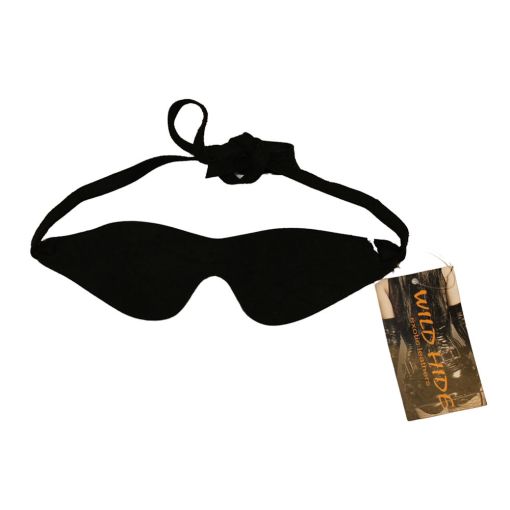 Wild Hide Suede Persuasion Black Blindfold