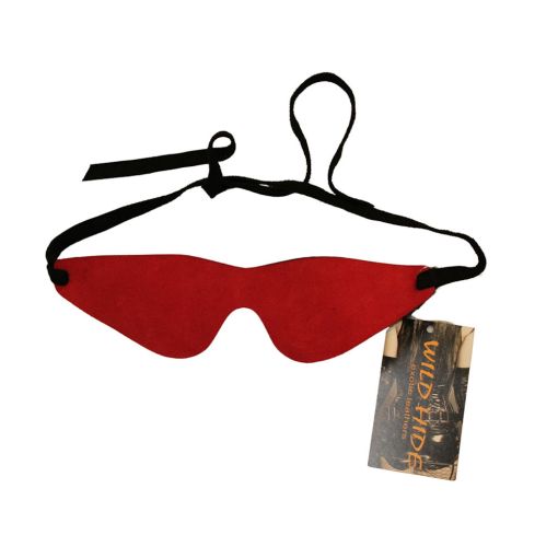 Wild Hide Suede Persuasion Red Blindfold