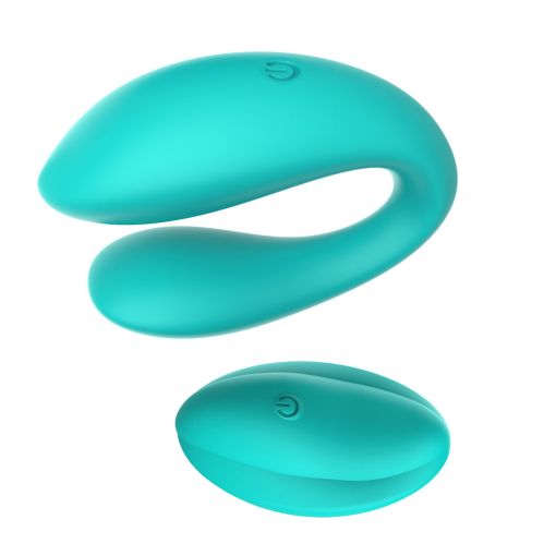 Winyi Helen Remote-Controlled Teal Couples Vibrator 