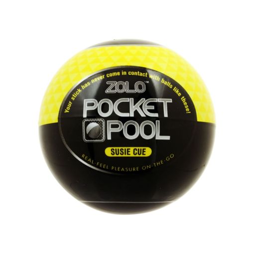 Zolo Pocket Pool Susie Cue Masturbator Sleeve - Yellow