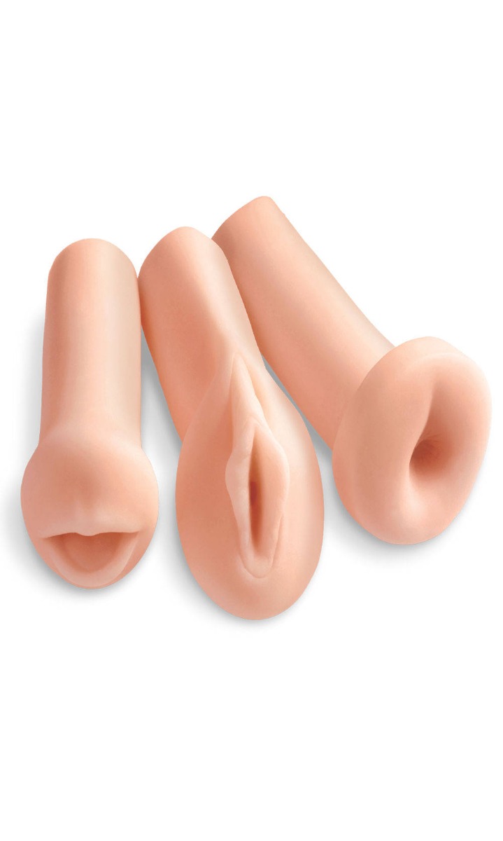 Pipedream All Three Holes Stroker Set
