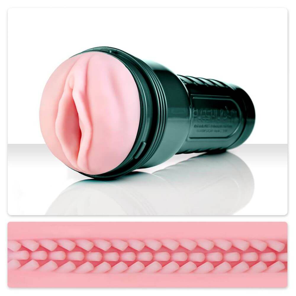 Vibro Fleshlight Vibrating Pink Lady Masturbator